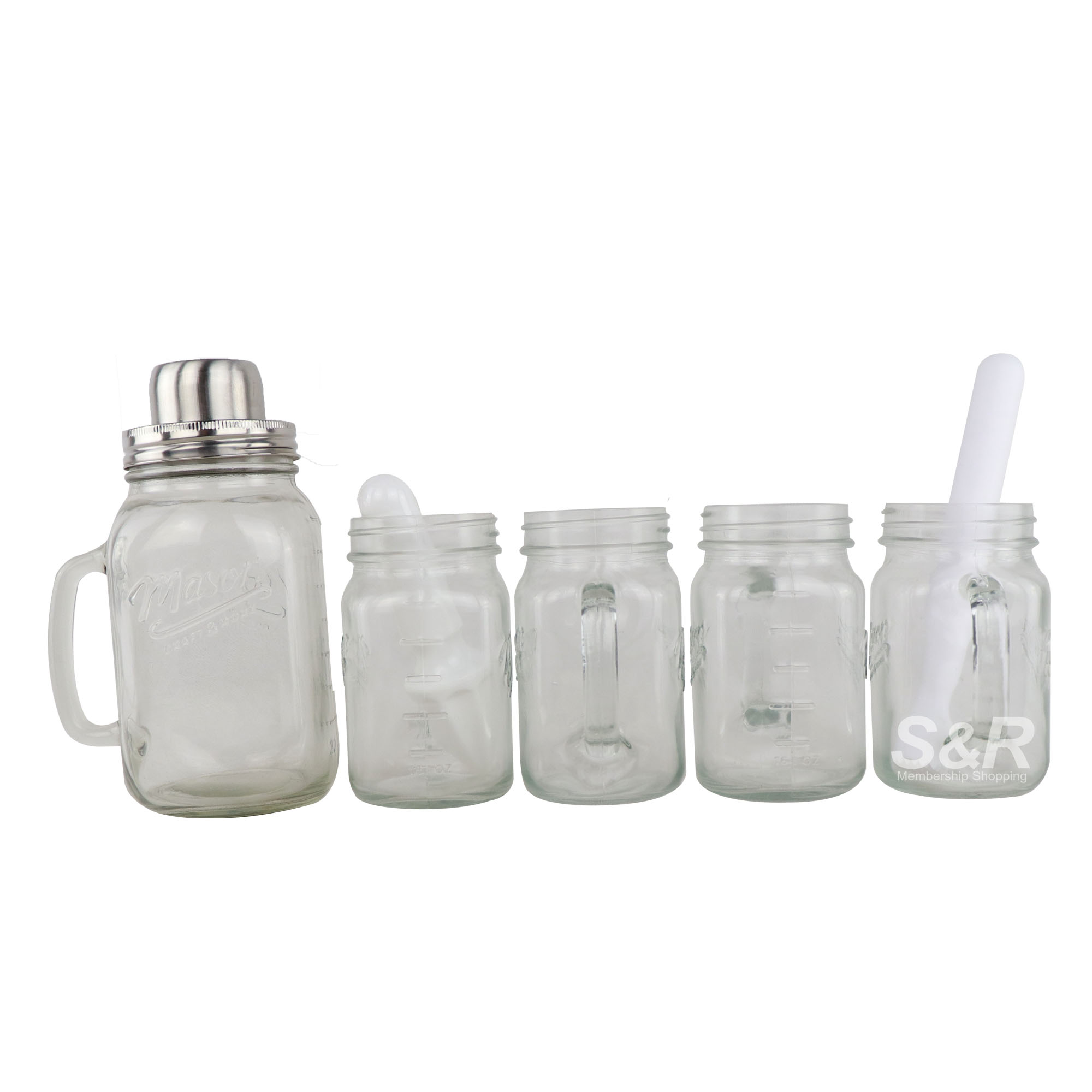 Mason Craft & More Glass Bar Set 7pcs